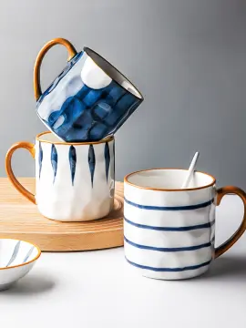 350ml Japanese Ceramic Mug Underglaze Office Home Milk Coffee Cup