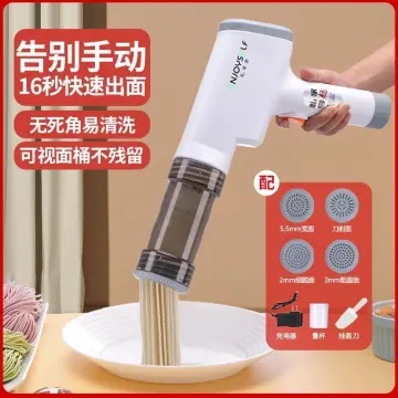  Handheld Noodle Maker, Automatic, Rechargeable, Small