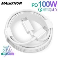 Maerknon 5A USB C to USB Type C Cable for MacBook Pro iPad Quick Charge 3.0 20W/100W PD Fast Charging Wire for Samsung Xiaomi