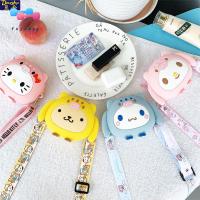 FUYONG การ์ตูน มินิ Cinnamoroll ของเล่นตุ๊กตา กระเป๋าโท้ท เด็กๆ ของขวัญเด็ก สาวๆ สายรัดปรับระดับได้ กระเป๋าสะพายข้าง กระเป๋าแมสเซนเจอร์ กระเป๋าถือ กระเป๋าสะพายข้าง