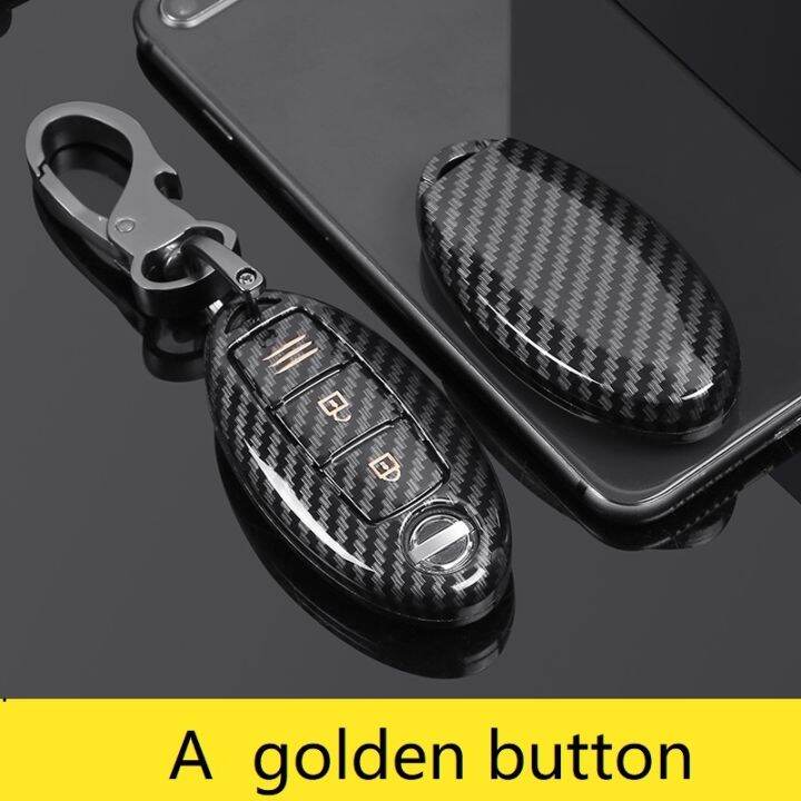 npuh-glossy-carbon-fiber-abs-car-key-case-fob-cover-for-nissan-qashqai-j11-x-trail-t31-t32-kicks-tiida-pathfinder-murano-note-juke