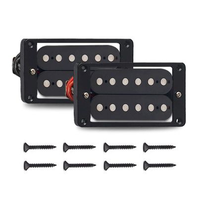 Humbucker 6 String Electric Guitar Pickup Double Coil Humbucker Electric Guitar Pickup with installing Frame Guitar Accessories