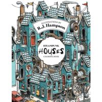 Steampunk Houses Coloring Book (R.J. Hampson Coloring Books)
