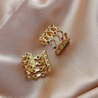 【YF】 1Pcs Micro Pave Color 3A   Zircon Ear Bone Clip  New Arrivals Fashion Exquisite Earrings For Woman Jewelry Party Gifts