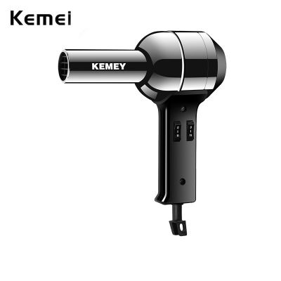 Kemei Professional Salon Hair Dryer with Concentrator 2 Heat Speeds Hairdresser Dedicated 4000W High-power Lightweigt Metal Body
