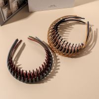 【CC】 New 2022 Zig-Zag Headband Comb Non-slip Hairband Hoop Headwear Anti-slip Accessories