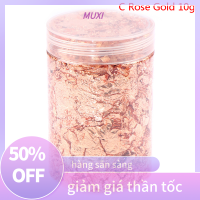 ?【HOT SALE】MUXI 10g ทองฟอยล์เกล็ดทองแดงสำหรับงานฝีมือร่อนตกแต่งเศษ