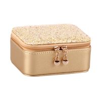 Jewelry Box Display Rack Storage Box Necklace PU Storage Box Travel Portable Storage Box