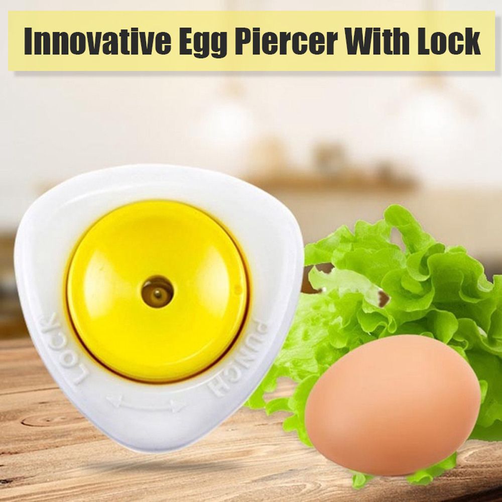 Cooking Tools Egg Tools Dividers Beater With Lock Kitchen Craft Semi-Automatic Kitchen Dining Bar Innovative Egg Piercer Pricker Innovative