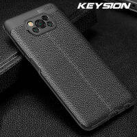 KEYSION เคสกันกระแทกสำหรับ Xiaomi POCO X3 Pro หนังนุ่มซิลิโคนสำหรับ Pocophone X3 Pro