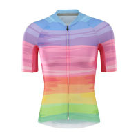 Womens Cycling Jersey MTB Jersey Short Sleeve Full Zipper Summer Road Bike Shirts Pro Team Bicycle Clothing Asian Size