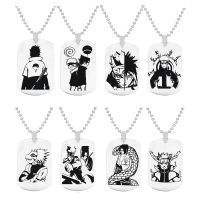 Anime Naruto Uzumaki Stainless Steel Pendant Necklace Sakura Sasuke Haruno Hanging Pendant Jewelry Gifts For Good Friends