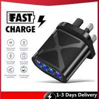 ☏✐ tqw198 KAXOE ReadyStock QC3.0 USB Charger Quick Charge 4 Port Charger Plug Universal Phone Charger Adapter