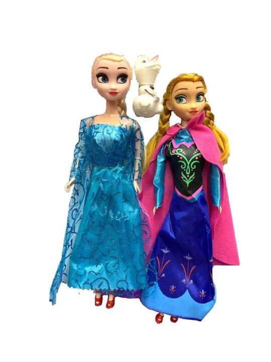 New 2 in1 12inches Elsa and Anna Rubber doll 3in1 | Lazada PH