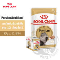 Royal Canin Persian Adult Loaf อาหารชนิดซอง สำหรับแมวสายพันธุ์เปอร์เซีย อายุ1ปีขึ้นไป ขนาด85กรัม x 12ซอง (1กล่อง)