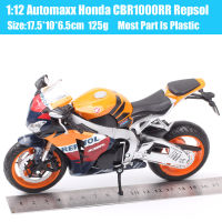 112 Automaxx Honda CBR1000RR CBR Repsol Fireblade Motorcycle Diecasts &amp; Toy Vehicles Scale Racing Bike Model Thumbnails Joycity