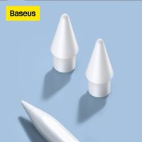 【cw】 Baseus Smooth Writing Capacitive Stylus Tips (2pcs) White Tilt Pressure Function for Apple Pencil 2 1 iPad Pen Pro