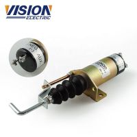 Fuel Stop Solenoid 36607197  12V shut off Solenoid Valve 366-07198 For Diesel Engine spare Parts