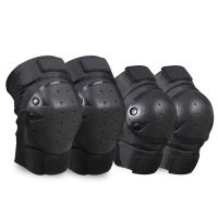 4pcs Motorcycle Protective Gear Kneepad Racing Off Road Cycling Knee And Elbow Protection Equipment Motorbike Leg Protectors Knee Shin Protection