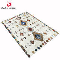 Bubble Kiss Bohemia Rugs Cars For Living Room Geometric Pattern Floor Mats Ethnic Style Home Bedroom Decor Retro Floor Rugs