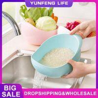 【hot】 Rice Washing Filter Strainer Basket Colander Food-grade Pp Vegetable Fruit Bowl Drainer Cleaning  Tools