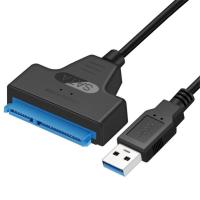 【2023】Adapter Cable Support Compatible Hard Disk Usb3.0 2.0 To Sata Hard Disk Cable Adapter For 2.5 Inch Usb Easy Drive Cable