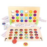 Color Matching Toys Montessori Fruit Pattern Learning Toys Educational Montessori Toys for Preschool Kids Boys Girls Wooden Puzzles for Holiday Birthday Gift excitement