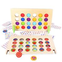 Color Matching Toys Cognition Toys Fruit Pattern Educational Toys for Preschool Kids Boys Girls Montessori Wooden Puzzles popular