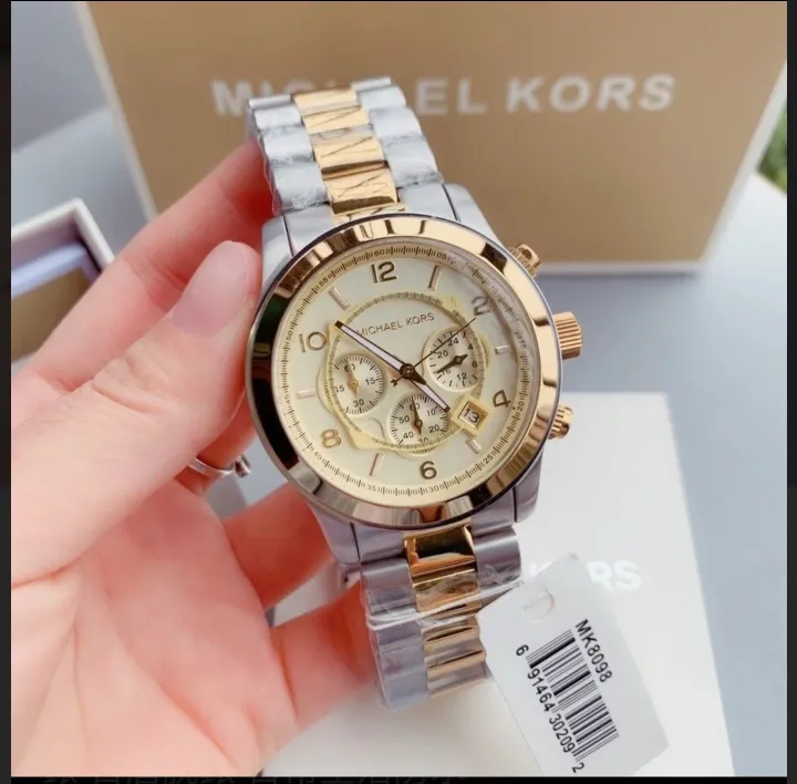 Michael Kors MK8098 Two-tone Chronograph Men's Watch With 1 Year Warranty  For Mechanism | Lazada PH
