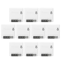 10PCS SONOFF ZBMINI Zigbee DIY Two Way Smart Switch Small Body Remote Control Switch Support An External Switch Compatible with Google Home/Nest IFTTT &amp; Alexa