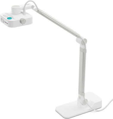 OKIOLABS OKIOCAM W1 USB 4K 13MP Document Camera with Light for Teachers. Comes with OKIOPoint &amp; AI-tracking Presentation Software. Doc Camera for Classroom. Compatible with PC/Mac, With type-C Adaptor
