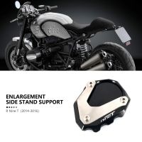 ขาตั้งสำหรับ BMW R เก้า T R NineT RninT RNINET 2014-2016 Motorcycle Accessories CNC Aluminum Side Stand Enlarger Kickstand Enlarge Plate Pad