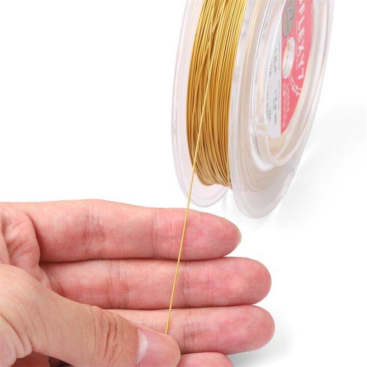 1meter-0-3-0-4-0-5-0-6mm-japan-imported-soft-steel-wire-gold-silver-jewelry-line-for-pearl-necklace-bracelet-diy-jewelry-making