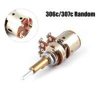 QSR STORE 1PC 16type Double Shaft Potentiometer With Switch A50K B50K Length 30mm