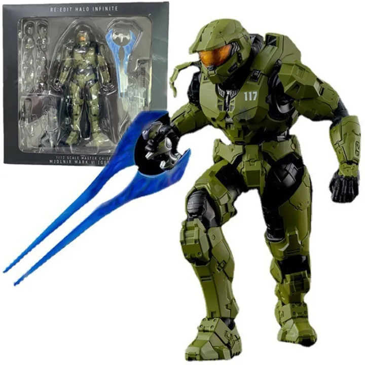 18CM Halo 5:Guardians Master Chief Infinate Mjolnir Mark VI Gen3 Action ...