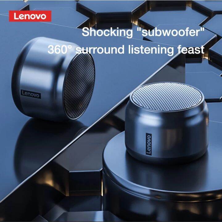 lenovo-bluetooth-speaker-k30-ลำโพงบลูทูธ-ลำโพง-ลำโพงบรูทูธไร้สาย-ลำโพงไร้สายพกพา-กันน้ำ-ลำโพงเบส