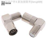 【CW】❆☽❡  5 pcs Coaxial Angled TV Cable F Female to Plug Socket