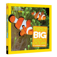 English version original genuine animal series first big book of the ocean hardcover National Geographic Kids American National Geographic Childrens Encyclopedia English Enlightenment