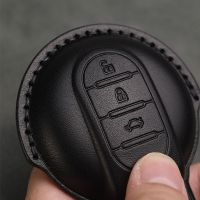 Leather Car Remote Key Case Fob Cover For MINI Cooper Clubman Hardtop Hatchback Countryman F54 F55 F56 F57 F60 Key chain Key Chains