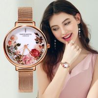 【YF】﹊♞✐  2022 Mesh Fashion Watches Large Ladies Gold Chinese Reloj Mujer