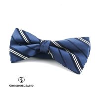 GIORGIO DEL SARTO One-Fold Silk Bow Tie โบว์ไทผ้าไหมหนึ่งจีบ