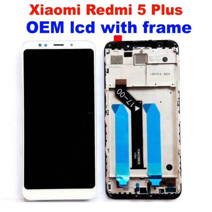 xiaomi-redmi-5-plus-ที่ดีที่สุดจอแสดงผล-ips-และ-lcd-การประกอบเครื่องอ่านพิกัดหน้าจอสัมผัส10จุดเซ็นเซอร์-redmi5บวกกระจก-meg7