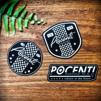 Sticker Pocenti สติกเกอร์ Uv กันน้ำ เคลือบด้าน อย่างดี สวยงามไม่เหมือนใคร Pocenti Scooter