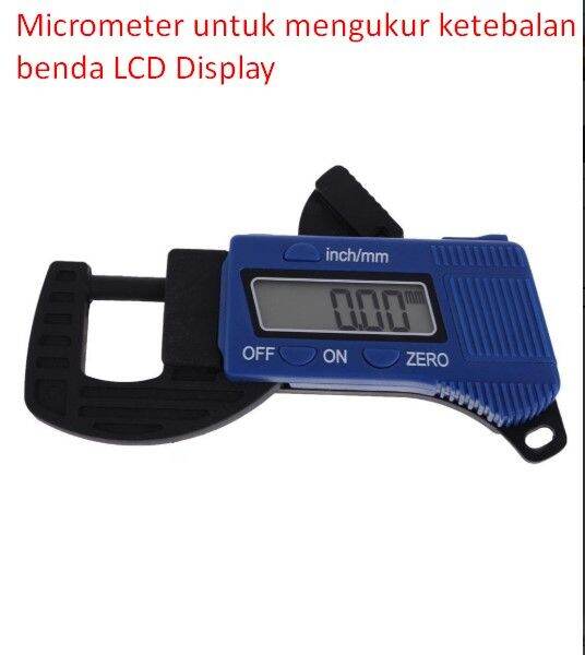 Micrometer untuk mengukur ketebalan benda LCD Display Lazada Indonesia