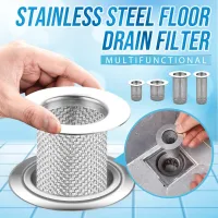 Multifunctional Stainless Steel Floor Drain Filter Bathroom Kitchen Sink Anti-clogging Filter Residue Filter Deodorant and Insect Repellent