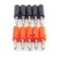 【hot】♨♕  10pcs 4mm Audio Screw Banana Plugs Connectors Solderless Wholesale