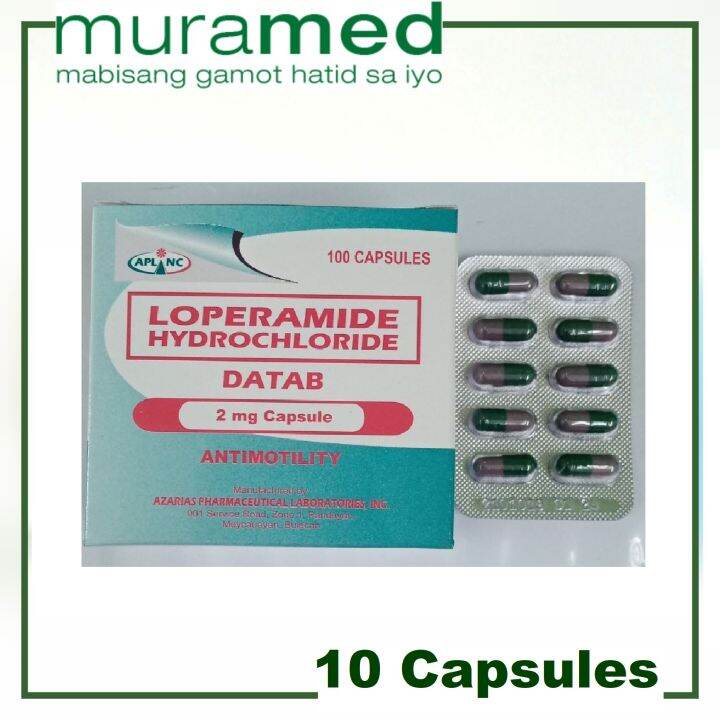 Loperamide HCl (Datab) Capsule 10's | Lazada PH