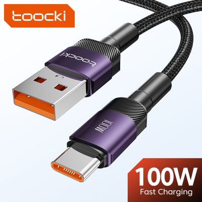 Chaunceybi Toocki 6A USB Type C Cable for POCO 100W Fast Charging Charger Data Cord TypeC