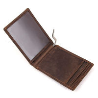 Wholesale nd Money Clip Billfold Genuine Leather Business Card Organizer Cases Credit Card Wallets Pop Up Automatically