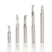 5Pcs One ขลุ่ยอลูมิเนียมเครื่องตัด CNC End Mills สำหรับอลูมิเนียมทองแดงตัด8มม.10MM Shank HSS Router End Mill บิต